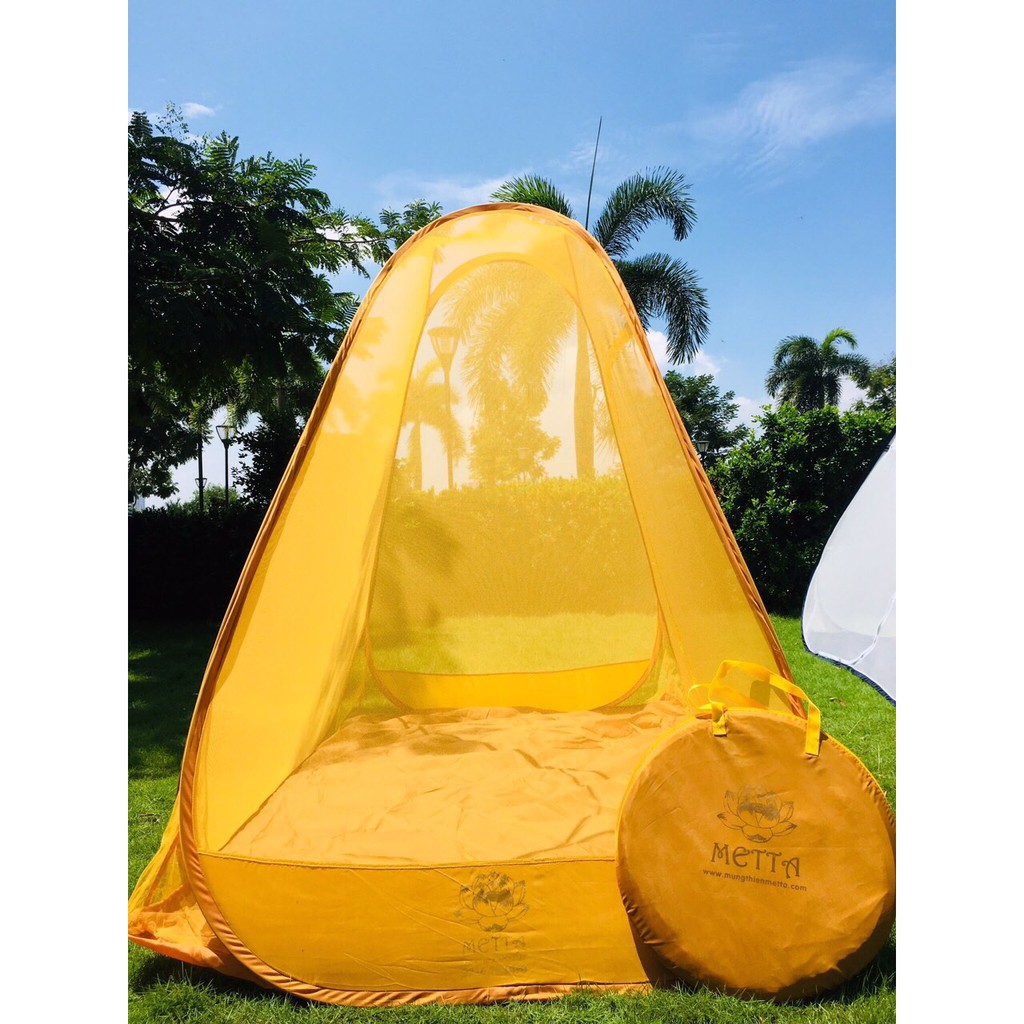 Mùng Ngủ Tự Bung dành cho 2 người Size 1.2m x 1.9m - Hàng Xuất Khẩu, Bảo hàng 18 tháng
