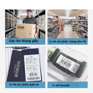 AA Giấy in nhiệt A6 4000 tờ, in đơn hàng, tem, mã vạch, phiếu gửi hàng, decal, dán,cho máy in bill và máy in nhiệt Shopt