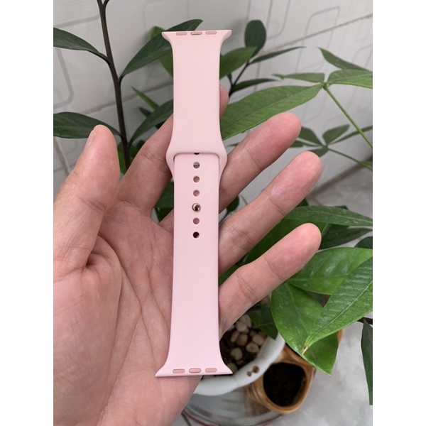 Dây sport bands hồng chính hãng khoá hồng size 40mm cở M/L