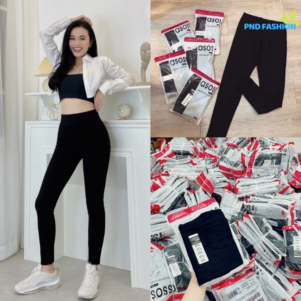 Quần legging nữ Asos ( Dài ) | Quần legging nữ chất cotton co giãn, | Bảo đảm không bai xù