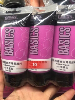 Bột vẽ móng basics tuýp to