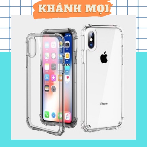 Ốp Lưng iPhone Chống Sốc - Silicon Dẻo Trong Suốt Cho iP 6/6Plus/6s/6sPlus/7/8/7Plus/8Plus/X/Xr/Xs/Xsm/11Pro/12 Pro Max
