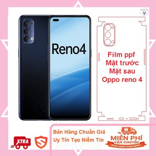 Dán Film PPF Full mặt trước - mặt sau Oppo Reno 4