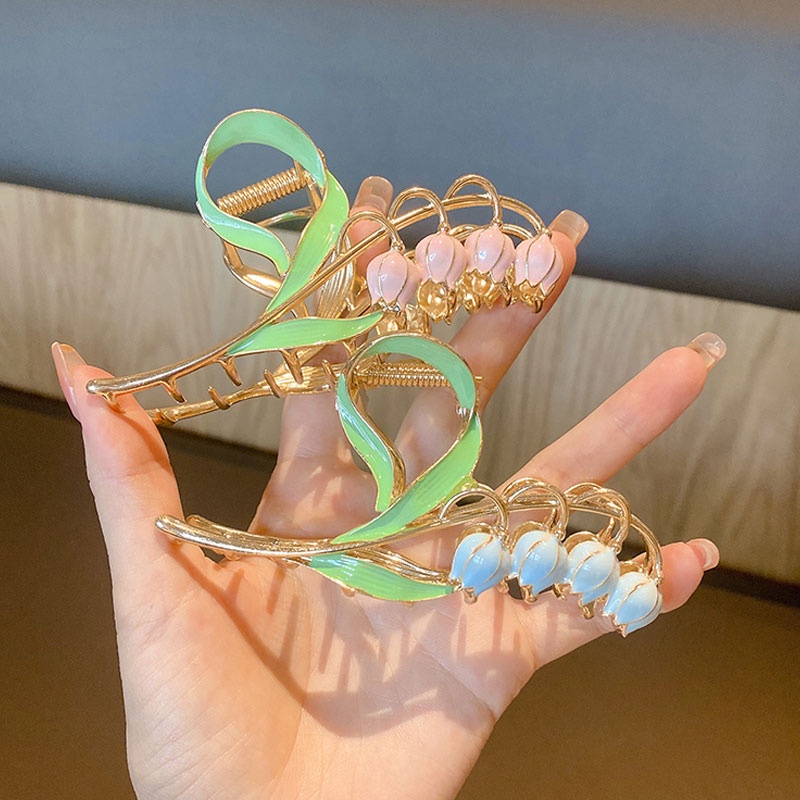 Kẹp Tóc Kim Loại Hình Cá Mập Phong Cách Hàn Quốc