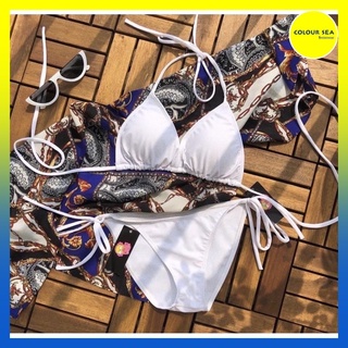 Bikini 2 mảnh tam giác basic trắng tinh khôi