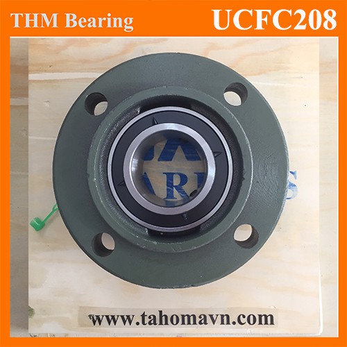 Gối đỡ vòng bi trục 40 mm, hình tròn, gối đỡ trục ngang, trục dọc UCFC208