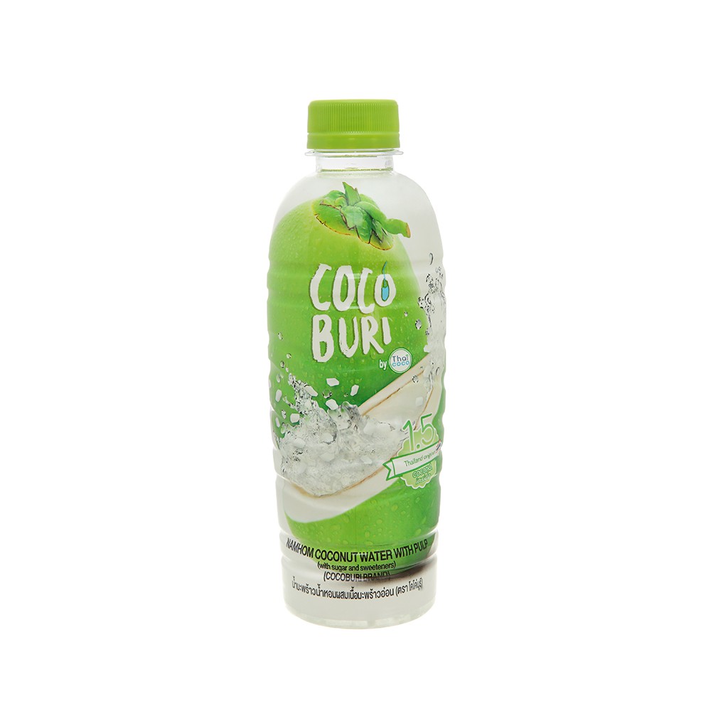 Nước dừa tươi Cocoburi thêm cùi dừa non 350ml