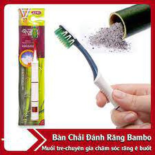 Bàn chải đánh răng muối tre Bamboo Salt Shirinnee - Chăm sóc răng ê buốt