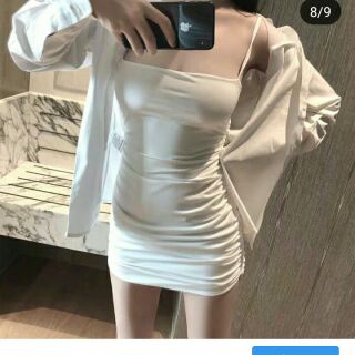 Đầm body hai dây
