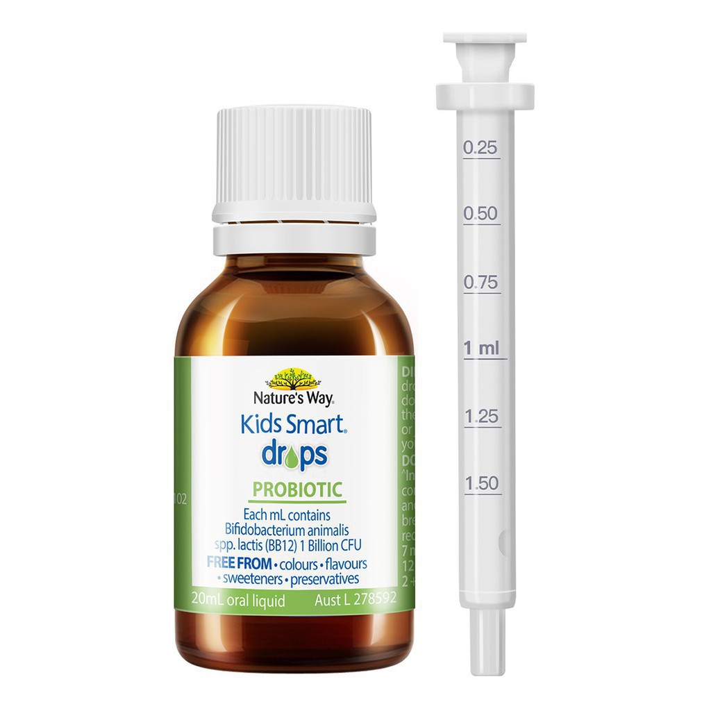 Nature's Way Kids Smart Drops Probiotic Bổ Sung Men Vi Sinh Cho Bé