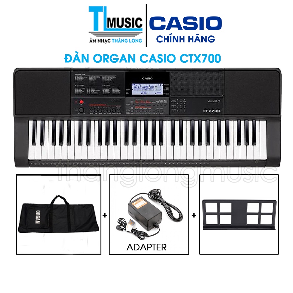 [Chính Hãng] Casio CTX-700 - Đàn Organ (Keyboard) 61 Phím Casio CTX 700