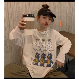 [Sói Xám] [Free ship 50k] ❤️❤️❤️- Áo sáu chú gấu bo tay TT11 -Vải xịn