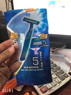 5 dao cạo râu 2 lưỡi
