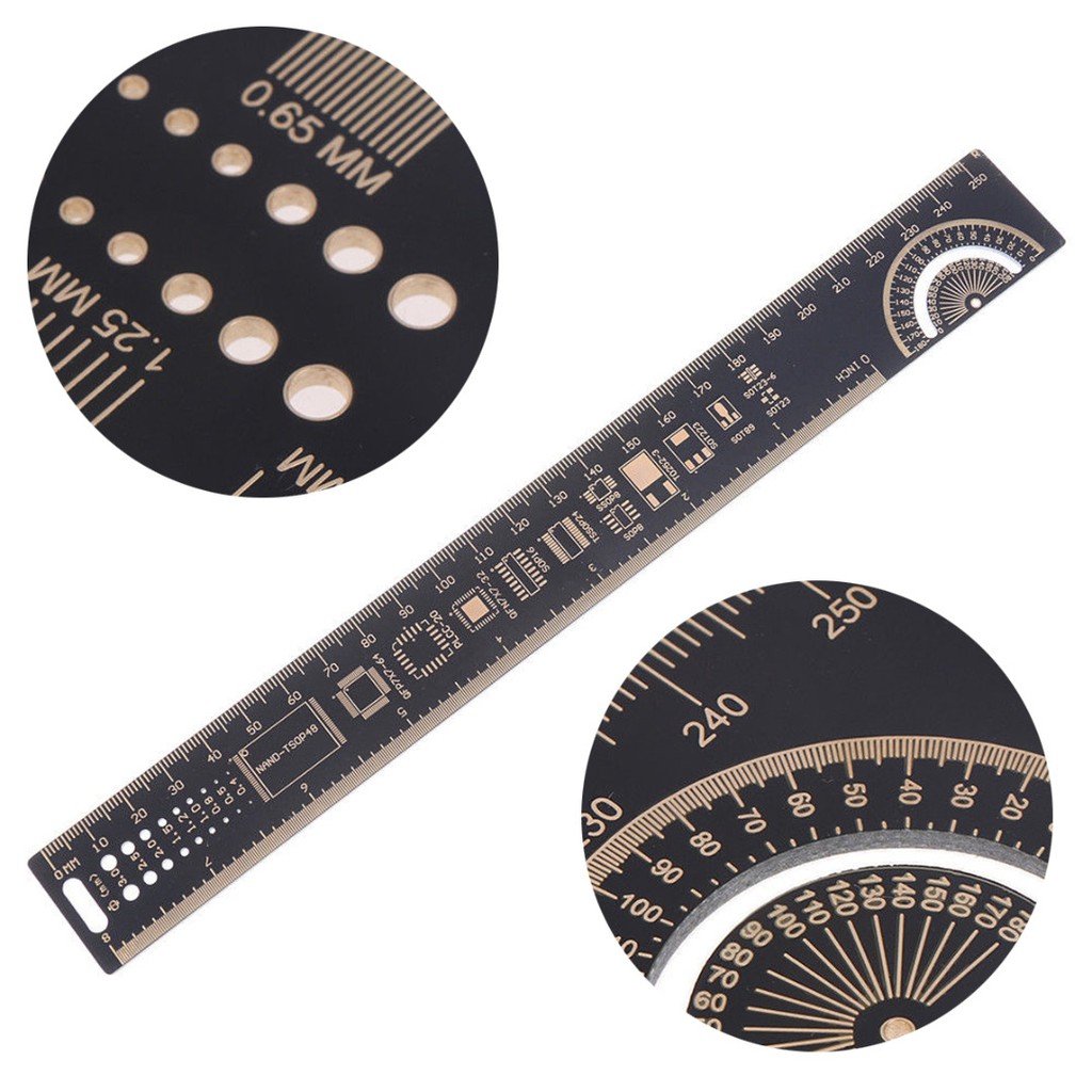 Thước Đo Điện Trở PCB Đa Năng 25cm 10 "