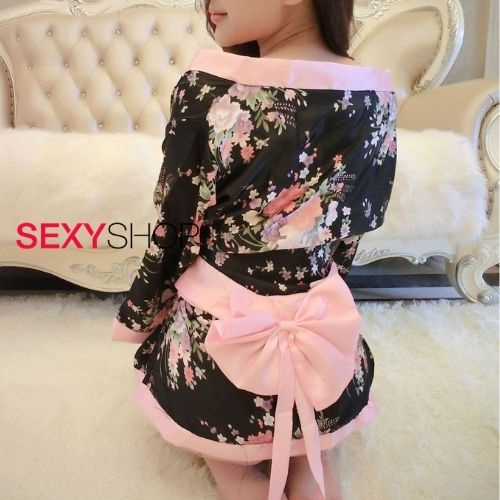 [TẶNG QUẠT] Váy ngủ cosplay kimono sexy phong cách Nhật Bản quyến rũ | BigBuy360 - bigbuy360.vn