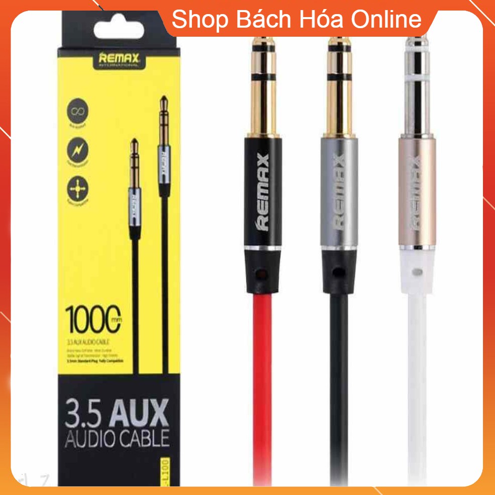 CÁP 2 ĐẦU 3.5 REMAX 1 MÉT