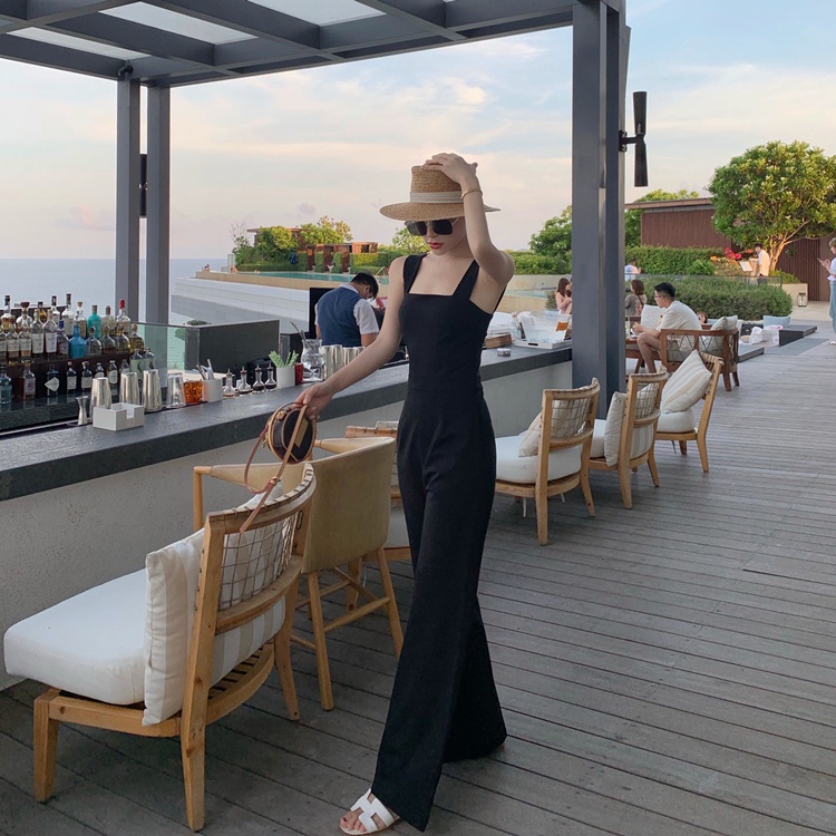 Jumpsuit Zara đen mặc siêu đẹp JUT72QG59N10