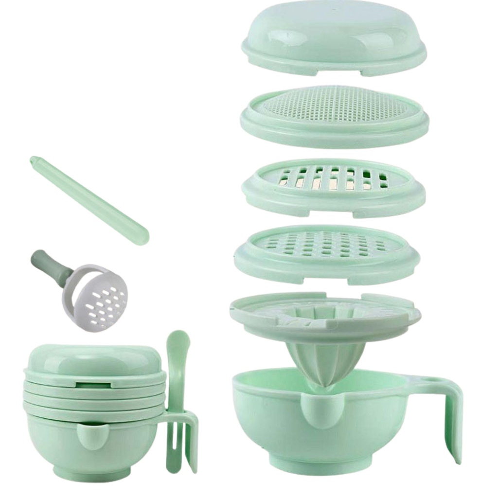 Bộ chế biến ăn dặm cho bé HINATA - 9 chi tiết CX02