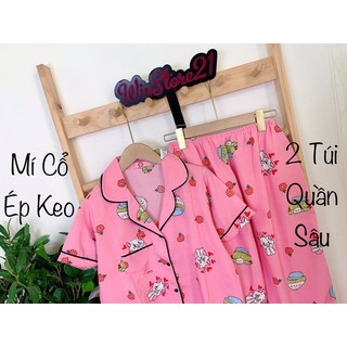 ( FreeSize Lụa Hàn ) Đồ Bộ Pijama lụa TNQD