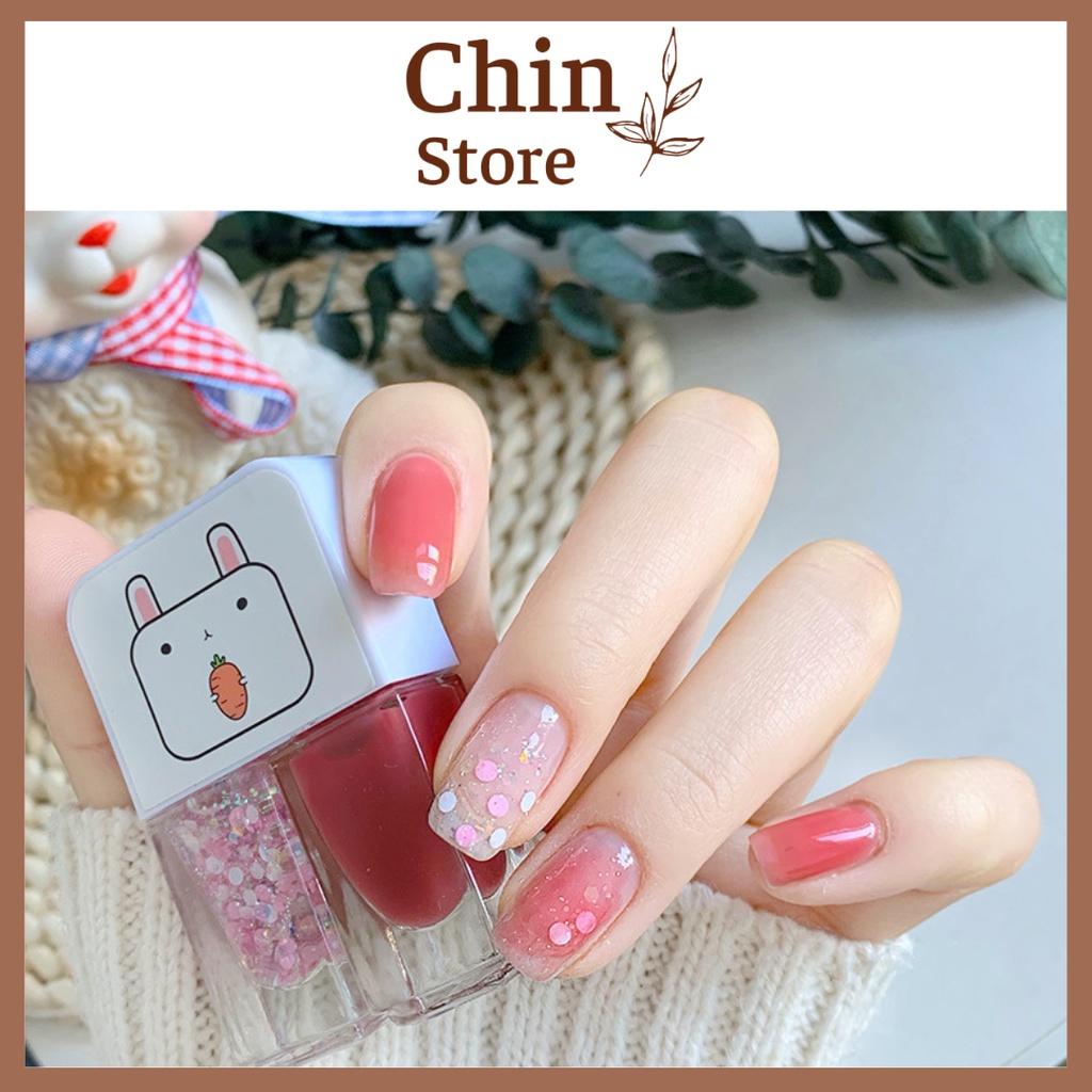 Set 2 chai sơn móng tay Maxfine an toàn loại 6ml