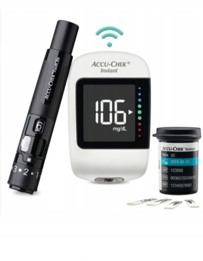Bộ Máy Đo Đường Huyết Accu-Chek Instant mmol/L