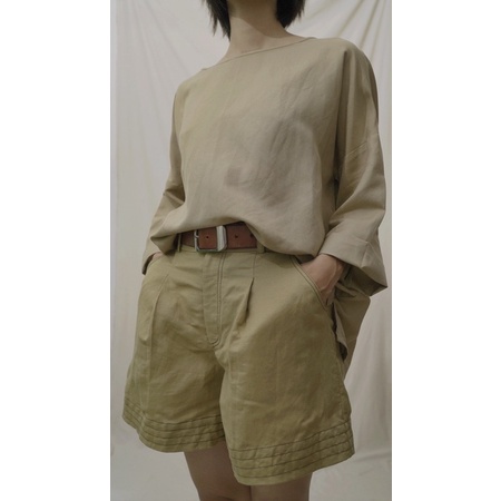 Quần short linen Nấm