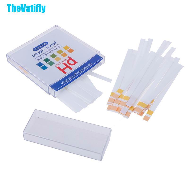 Bộ 100 Que Thử Điện pH 4.5-9.0 Chuyên Dụng Chất Lượng Cao