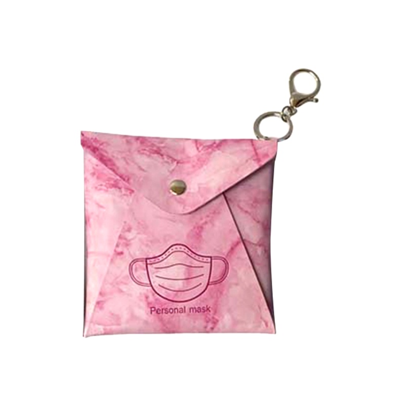 Túi đựng khẩu trang có móc khóa chống thấm nước tiện dụng