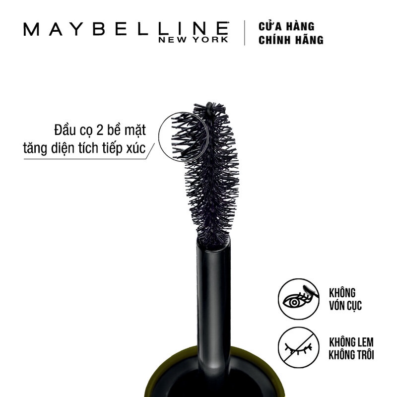 Mascara Maybelline Làm Dày Mi Cực Đại Không Lem Không Trôi 10ml The Magnum Big Shot Mascara