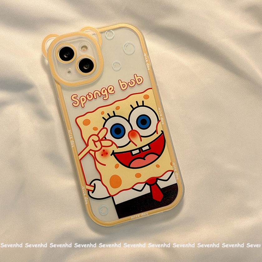 Ốp Điện Thoại Họa Tiết SpongeBob Cho iPhone 14 13 12 11 Pro Max Xs Max Xr X 6 6s Plus