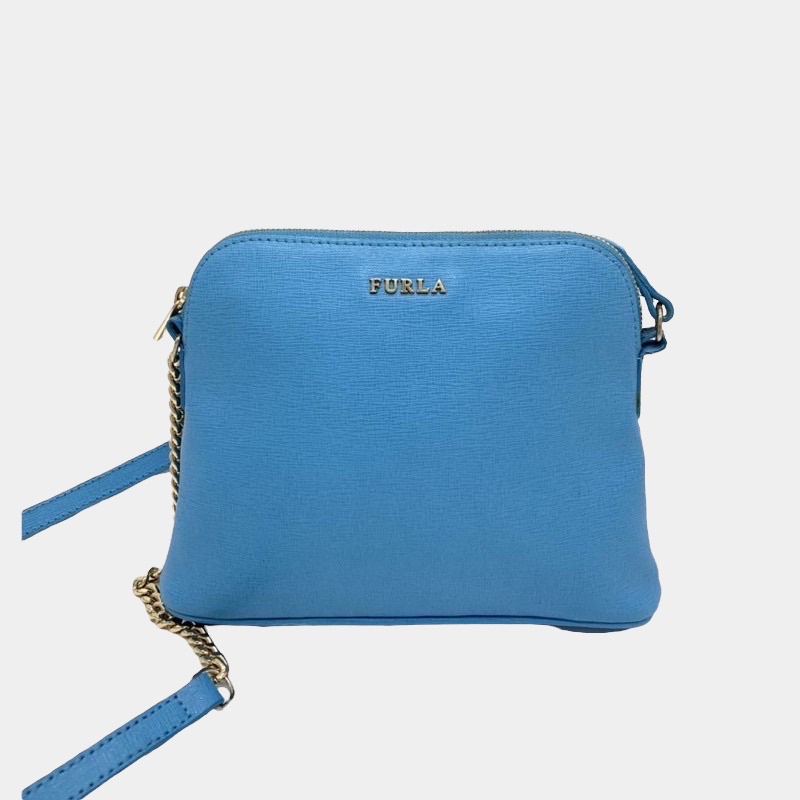 Túi đeo chéo màu xanh nhỏ Furla đích thực