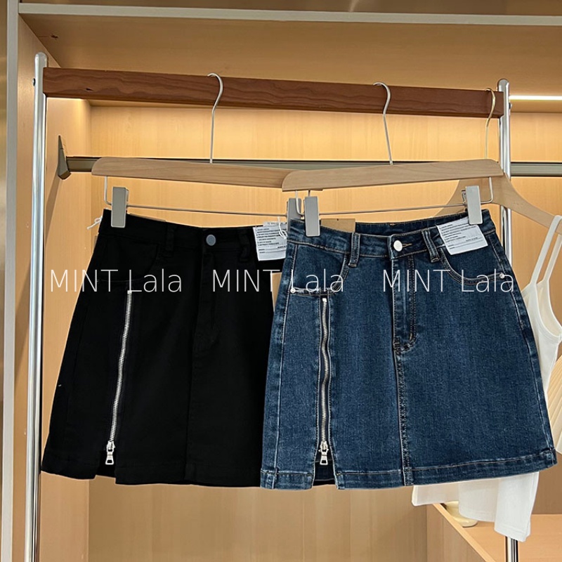 Chân Váy Denim Ngắn Co Giãn Có Quần Bảo Hộ Loại Đẹp