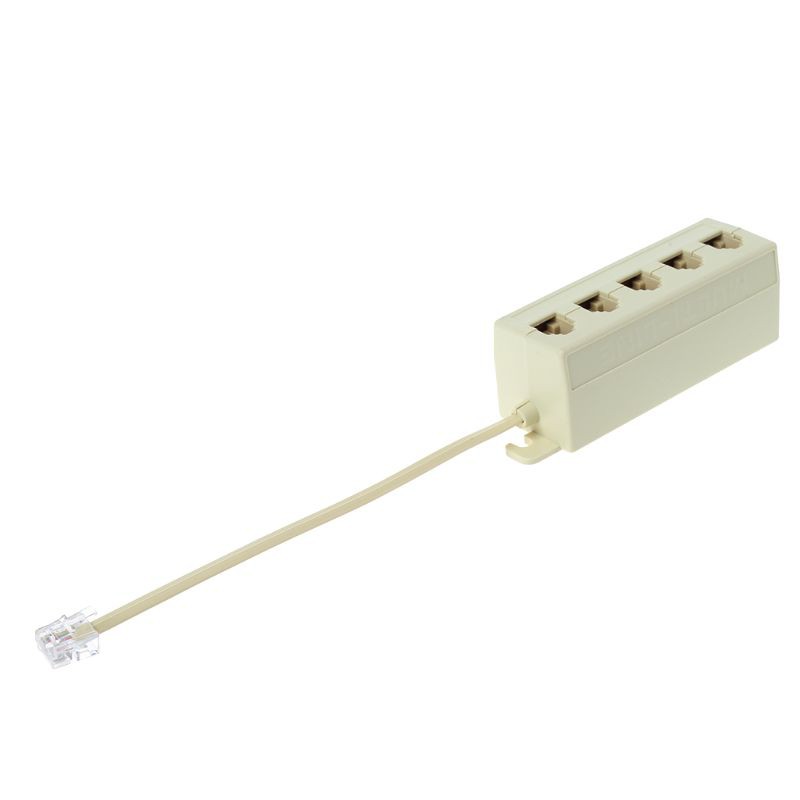 Đầu Chia Cổng Rj11 5 Cổng 6p4c Cho Điện Thoại