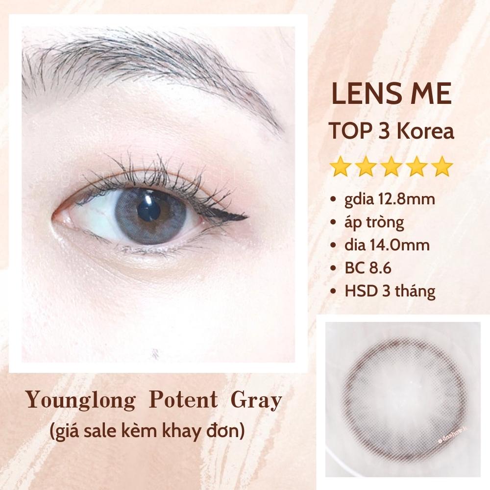 Lens nội địa Hàn YOUNGLONG POTENT GRAY - HSD 3 THÁNG - LENS ME KOREA