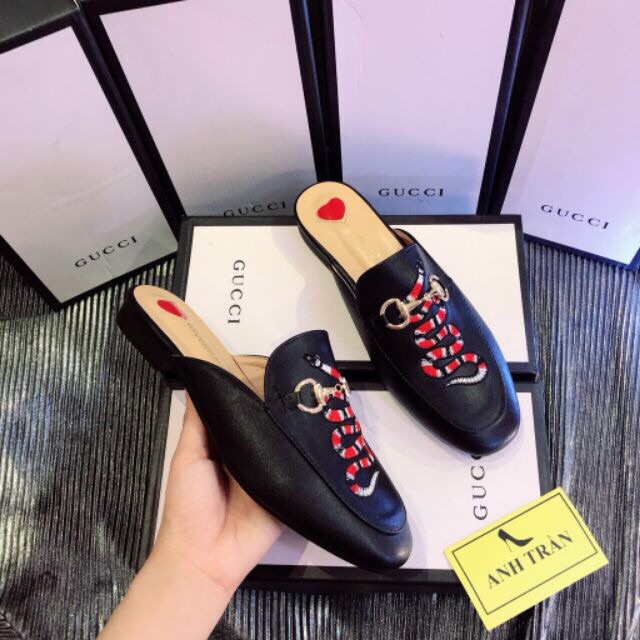 Giày Sục Nam Thời Trang Thêu Hình Rắn | BigBuy360 - bigbuy360.vn