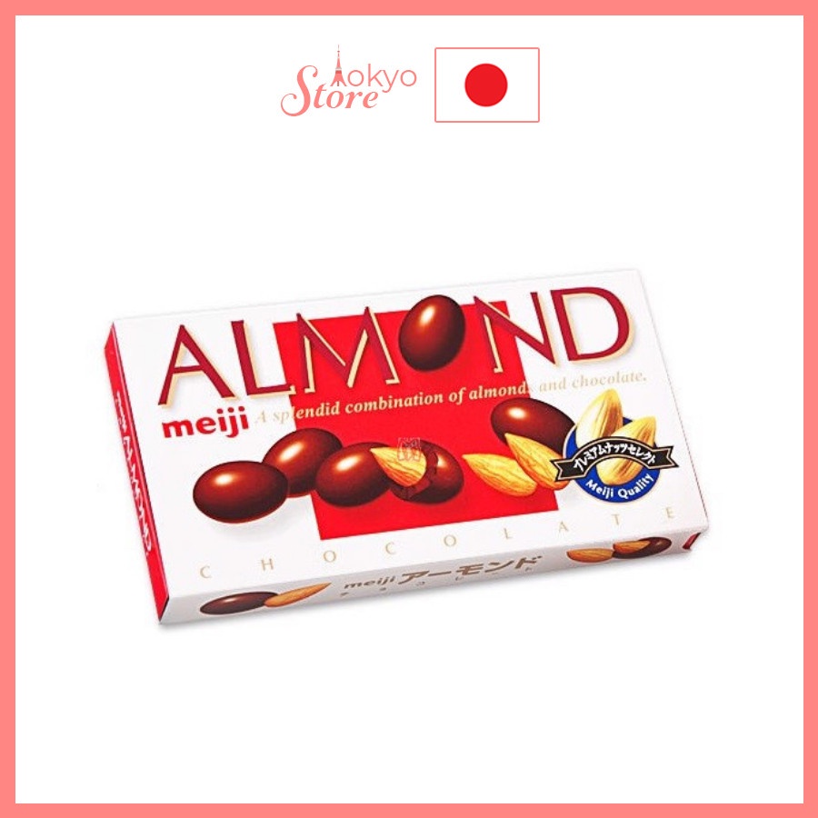 Kẹo socola Nhật Bản Meiji Macadamia hạnh nhân 64g