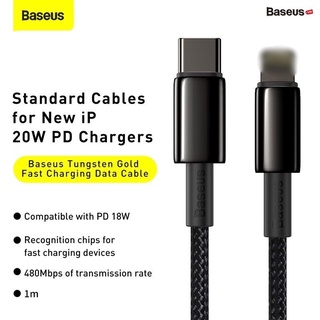 Cáp sạc 20W C-L Baseus Tungsten