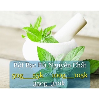 Bột Bạc Hà nguyên chất loại 50gram