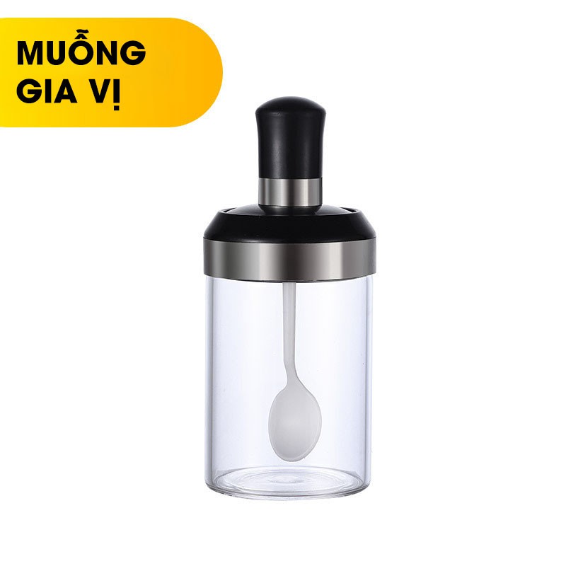 Lọ Đựng Gia Vị, Hũ Đựng Gia Vị Kèm Muỗng Mẫu Mới | BigBuy360 - bigbuy360.vn