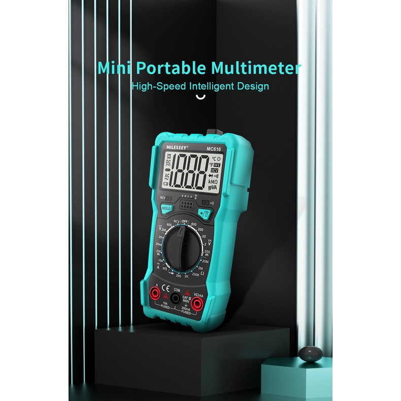 Đồng Hồ Đo Điện Áp Vạn Năng Kỹ Thuật Số Mileseey NCV MC616