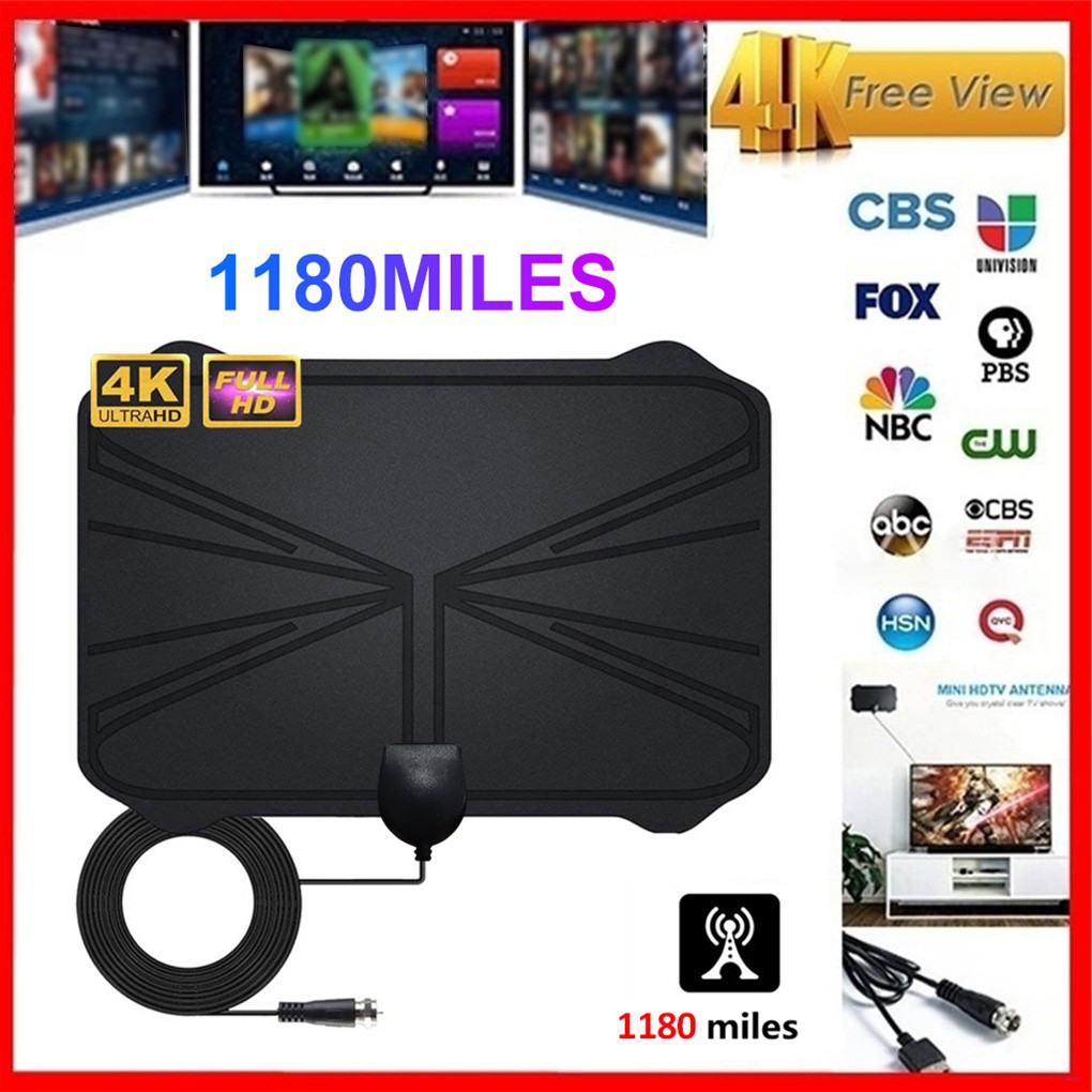 Ăng Ten Kỹ Thuật Số 4k Hdtv Hd1080P Dvb-T2 Và Phụ Kiện