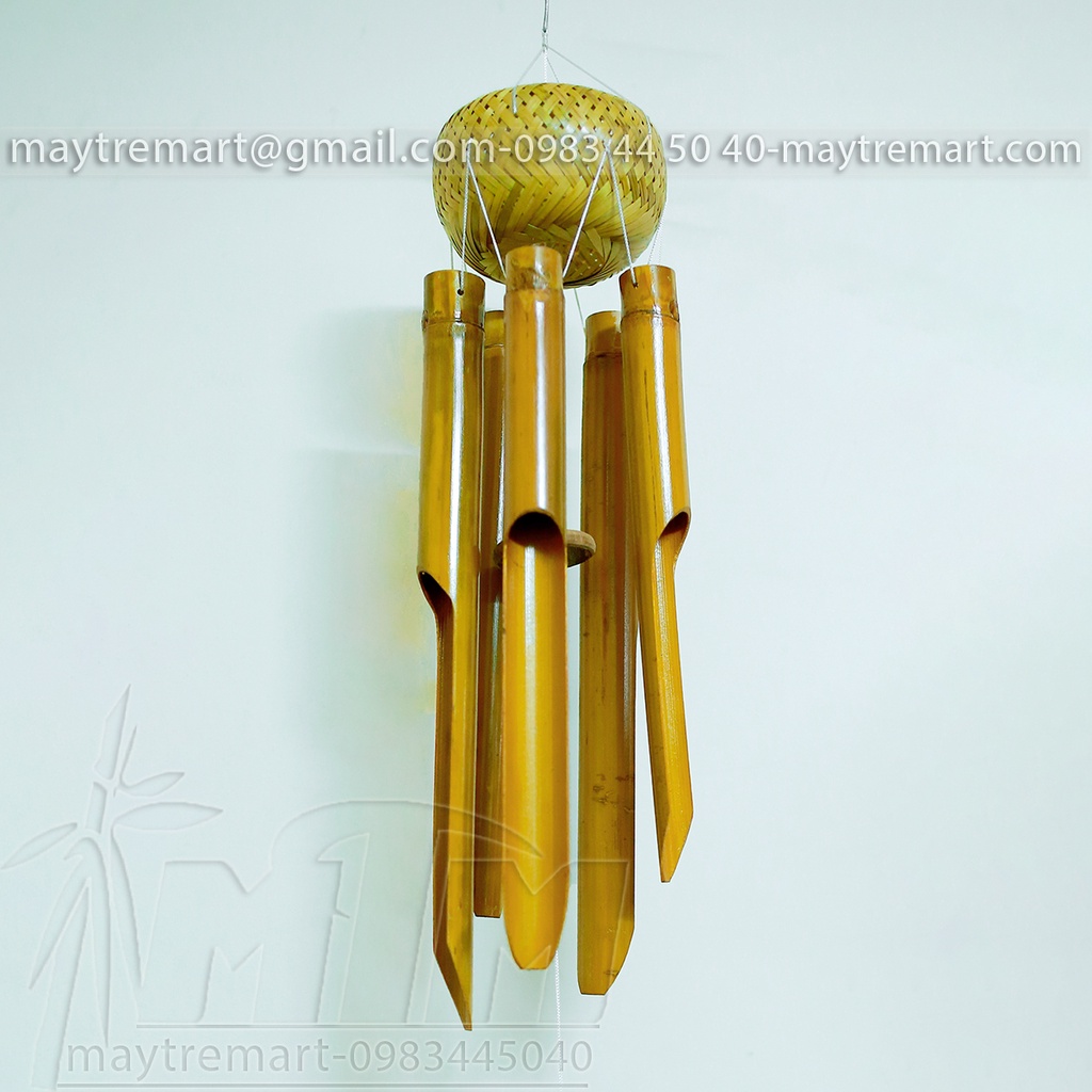 Chuông gió tre, chuông gió trúc (quả táo lớn)