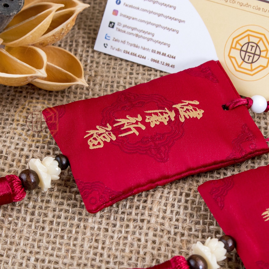 Túi Phước Lành May Mắn  Linh Phù Tây Tạng Tài lộc, May mắn, Bình an - Phong Thủy Tây Tạng