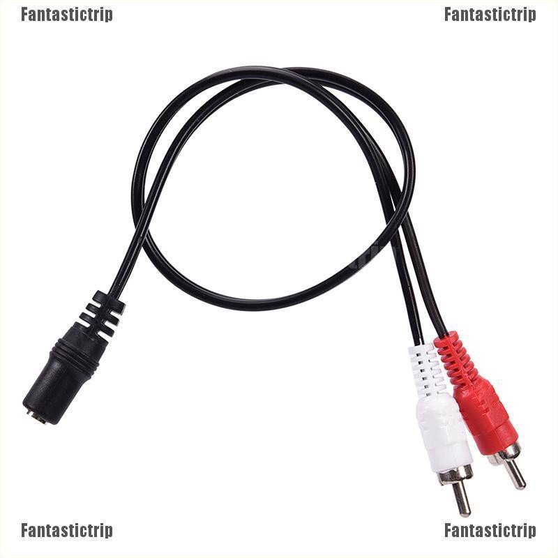 Dây Cáp Chuyển Đổi Âm Thanh 2 rca Sang 3.5mm