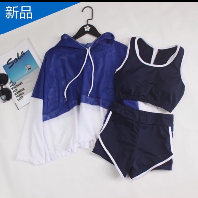 [ORDER] Set bikini 3 món hoodie