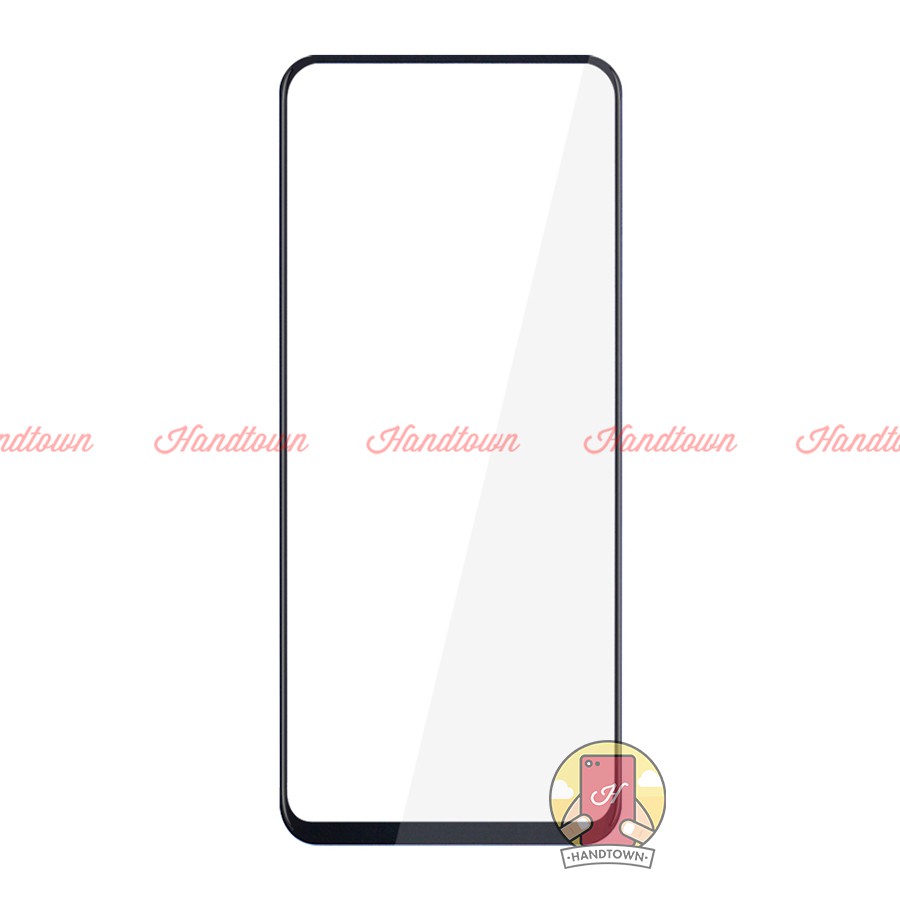 Cường Lực Full Màn Đen Full Keo Dành cho Realme Q2 / Realme Q2 Pro Không Chấm Li Ti Chống Trầy Xước Va Đập