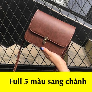 [XẢ KHO] Túi Xách Nữ Thời Trang Đeo Chéo Basic Khóa Cài Chất Da Xịn Lên Dáng Chuẩn Form Xinh Lắm Lắm Luôn ^^