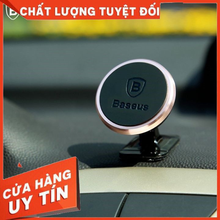 [100% CHÍNH HÃNG] Đế giữ điện thoại trên xe hơi gắn nam châm xoay 360 độ Baseus