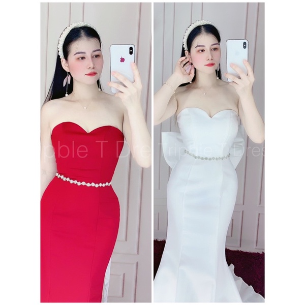 Đầm body đuôi cá dạ hội mặc cưới mặc được 5 kiểu trong 1sét váy MYMY02 - size S/M/L - MS163Y