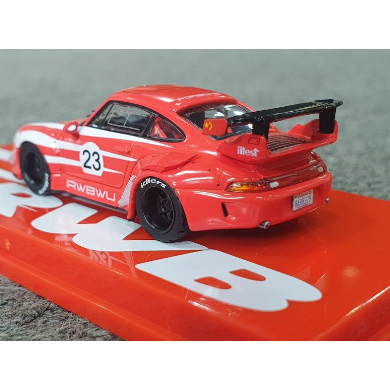 Xe Mô Hình Porsche RWB 993 1:64 Tarmac Works ( Đỏ )